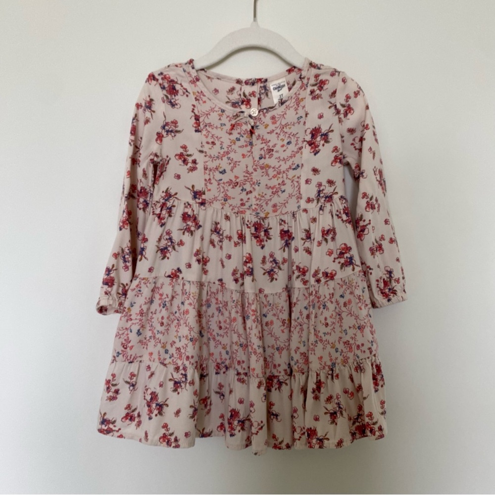 OshKosh B'gosh Pink and Red Floral Blouse